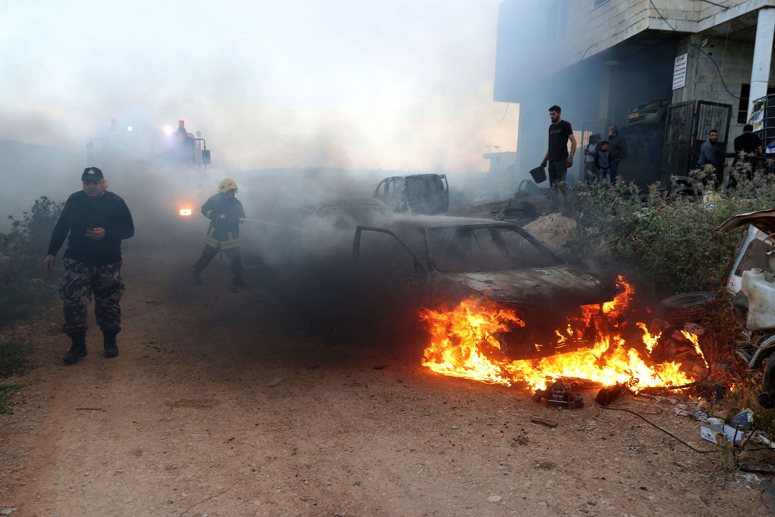 Illegal Israeli settler attacks burn homes and cars in west bank village